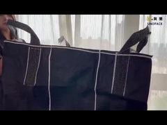 Azul a granel estático anti de los bolsos CROHMIQ de FIBC/blanco disipantes para el polvo químico peligroso