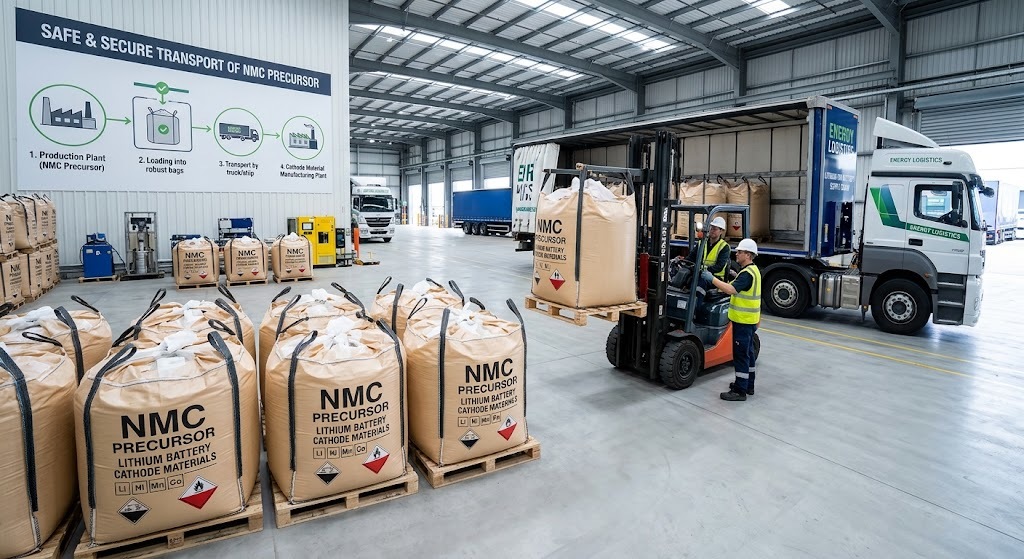 Últimos blogs de la empresa sobre El papel clave de las bolsas precursoras de NMC en el transporte de materiales de cátodo de baterías de litio