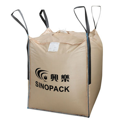 comprar El bolso grande FIBC del envase de los PP del Cuatro-panel beige con la costura lateral coloca online manufacture