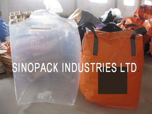 comprar Grandes claro forma ajuste PE a granel Fibc bolso grande trazador de líneas para carbones / polvo fino online manufacture