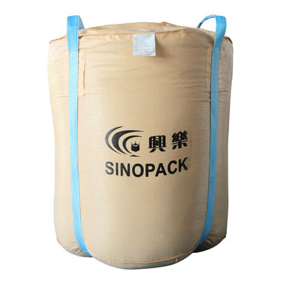 comprar Circular Beige 1 tonelada de Calidad Alimentaria FIBC con dos manejos UV tratada online manufacture