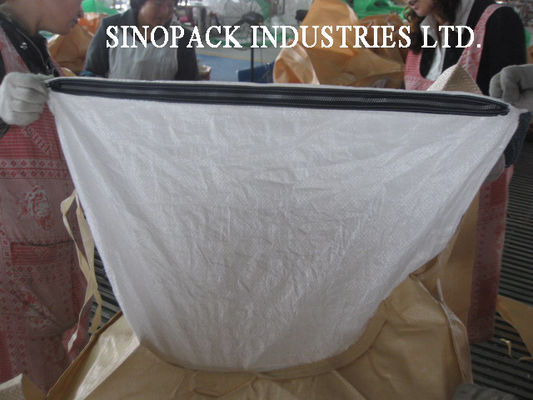 comprar Bolso grande tejido PP circular/tubular FIBC con el saco estupendo del cierre de la cremallera online manufacture