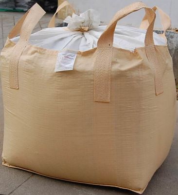 comprar Bolso a granel FIBC de la circular cruzada de la esquina con el top de la falda para el polvo del hierro online manufacture
