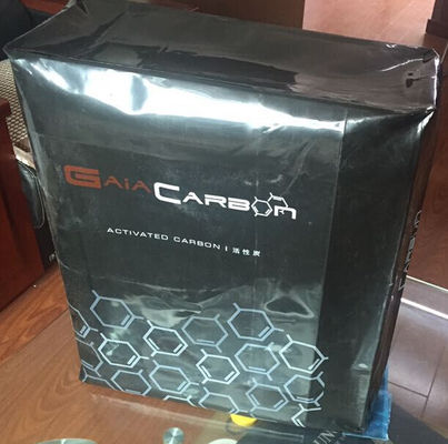 comprar Bolsos plásticos de la válvula con la impresión y antirresbaladizo negros para el negro de carbono que embala online manufacture