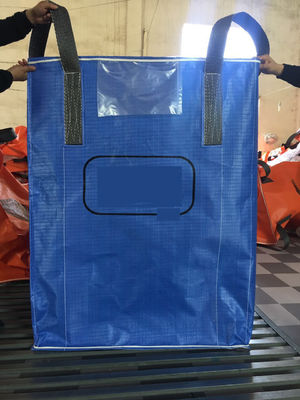 comprar El azul tamiza - el jumbo tejido los PP grande de corrección de la circular del bolso FIBC empaqueta con la parte inferior del cuadrado online manufacture