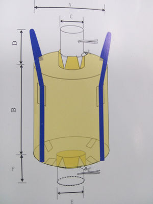 comprar Bolso a granel circular grande plegable resistente del bolso FIBC PP de la humedad para el mineral online manufacture