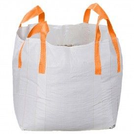 comprar Bolsa grande blanca de la ONU FIBC Bolsa a granel con recubrimiento antiestático Capacidad de carga de 1000 kg y circuitos transversales para transporte de carga pesada online manufacture